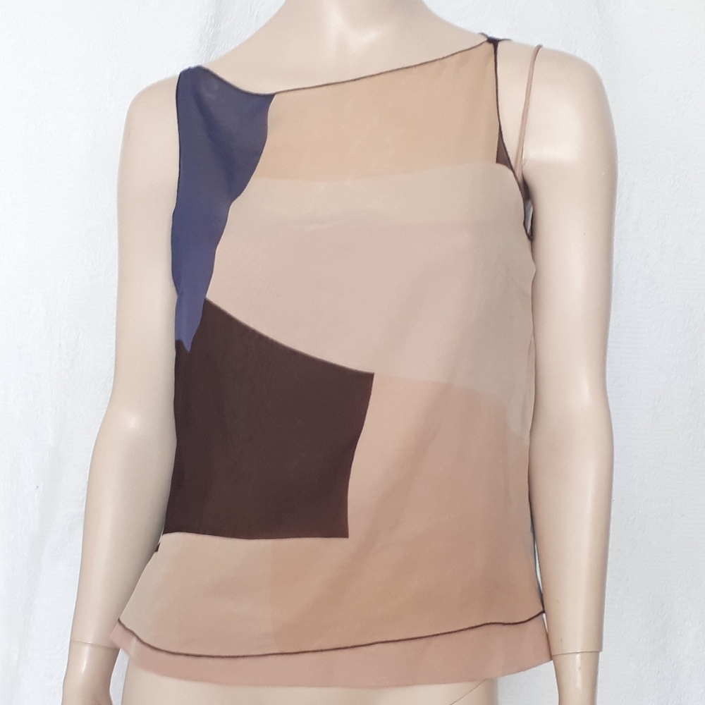 Genny | Sleeveless Silk Top and Camisole Set